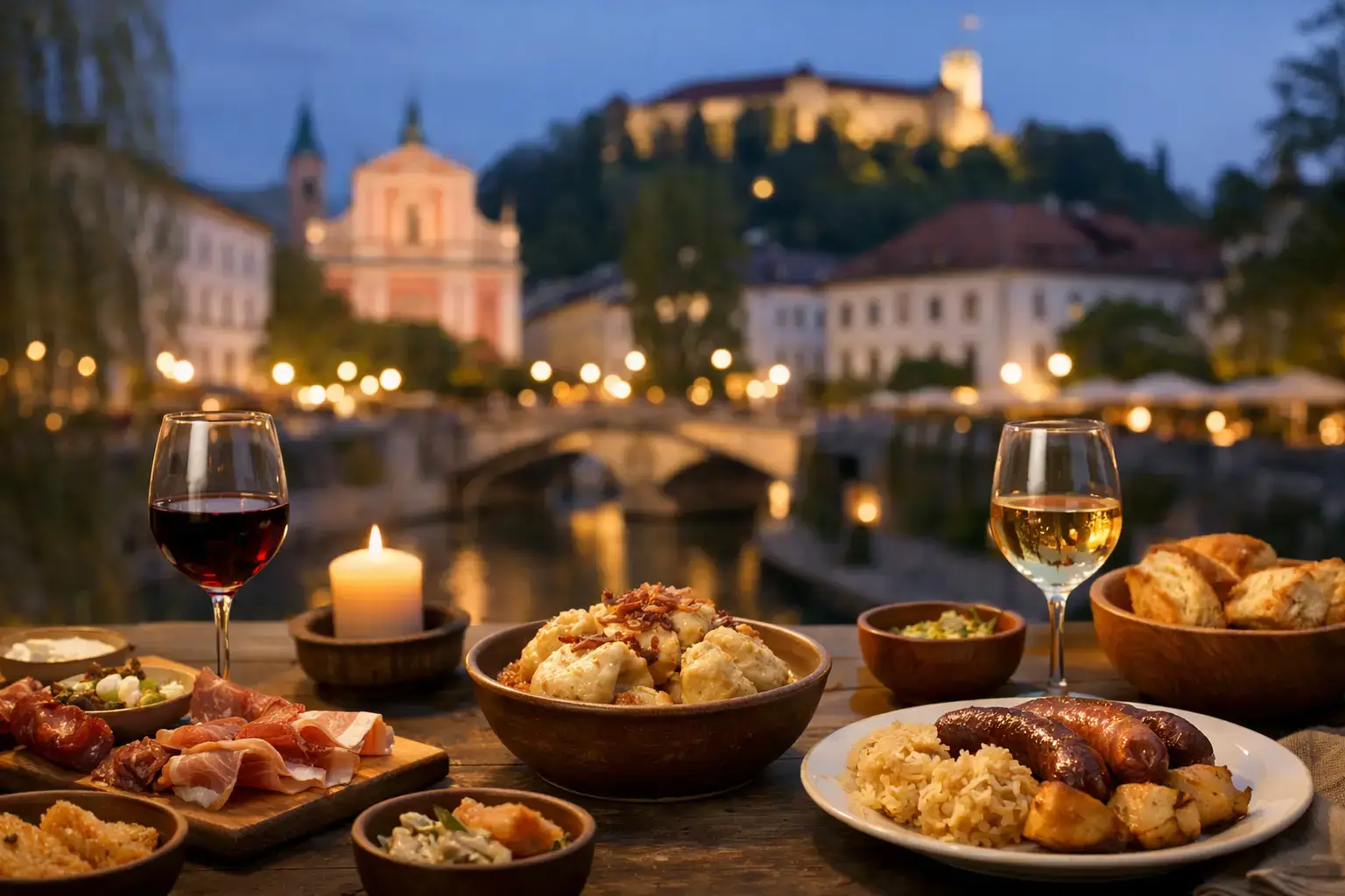 Slovenian Cultural Dinner Experience in Ljubljana